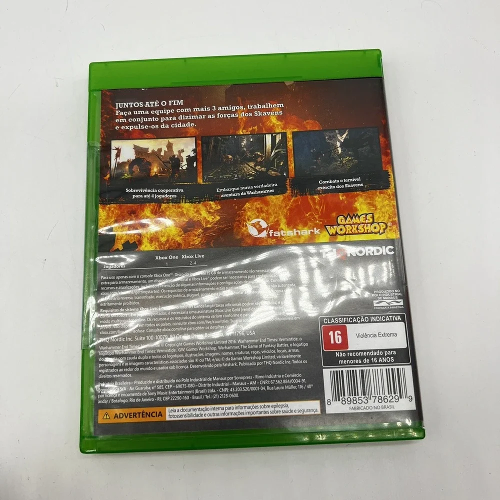 Warhammer: The End Times Vermintide New XB1‎ Microsoft Xbox One, 2016 READ